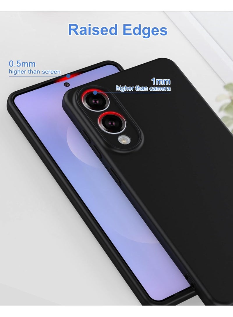 Case for Samsung Galaxy S25 Edge Soft Silicone Cover Shockproof Matte Finish Back Cover with Camera Protection Case for Samsung Galaxy S25 Edge  - Image 4