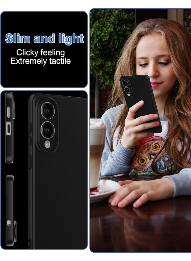 Case for Samsung Galaxy S25 Edge Soft Silicone Cover Shockproof Matte Finish Back Cover with Camera Protection Case for Samsung Galaxy S25 Edge  - Image 3