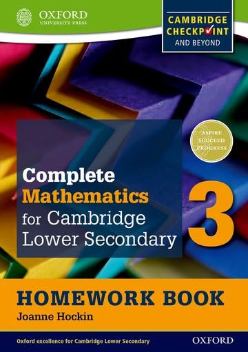 Complete Mathematics For Cambridge Lower Secondary Homework Book 3 First Edition Pack Of 15 