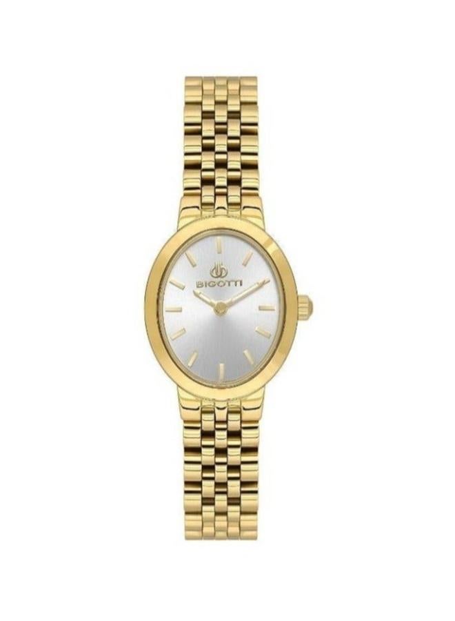 Bigotti - Quotidiano Women Watch | Stainless SteelBrass Case | Analog | Oval Dial | Mineral Glass | Japanese Quartz | Water Resistant 30 Meters - Image 1