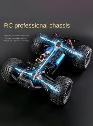 RC التحكم عن بعد سيارة عالية السرعة أربع عجلات الدفع على الطرق الوعرة نموذج المهنية تسلق الانجراف بيج فوت سباق المعادن التحكم عن بعد سيارة - view 4