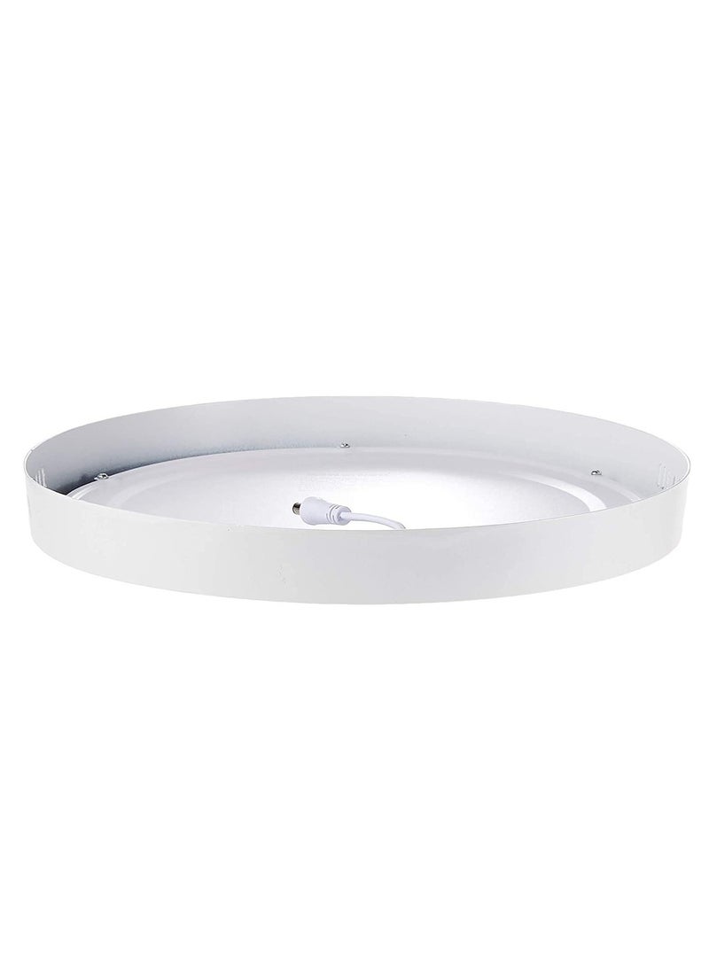 Narken TC 30W Daylight Cool white 6500K LED Power Saving Aluminium Recessed Round Panel Ceiling Light. - Image 4