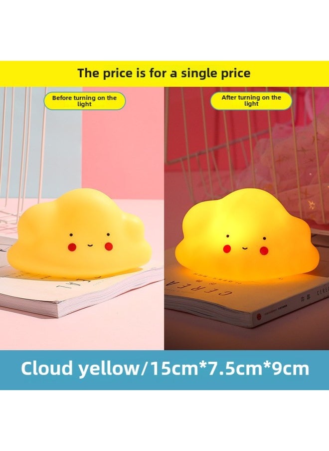 Generic Cartoon Unicorn Moon Night Light Ins Style Logo Activity Gift Qr Code Gift Back To School-Color:Clouds (yellow)  - Image 1
