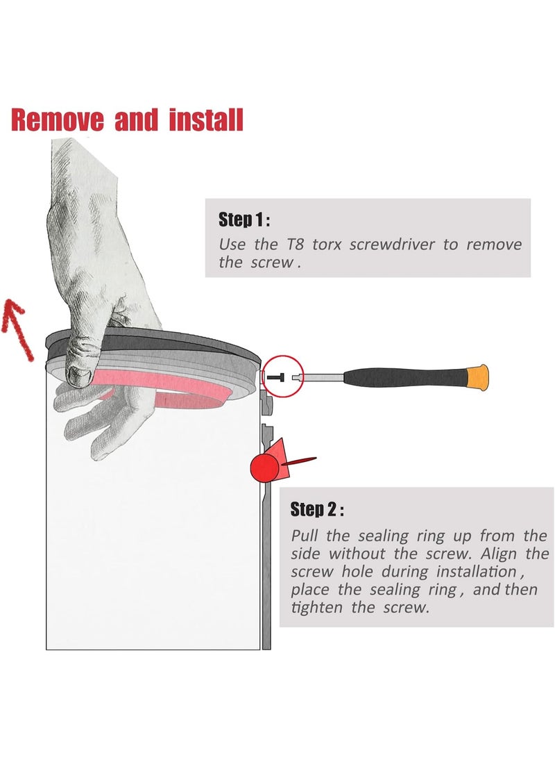 Gray Dirt Cup Bin Replacement Part Compatible for Dyson V10 SV12 Vacuum Cleaner - Image 5