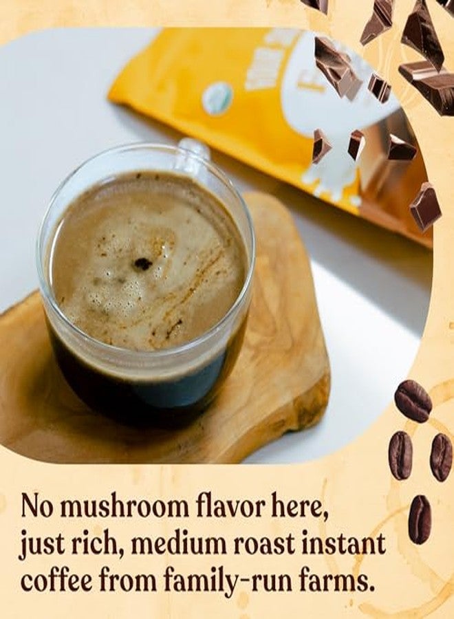 Four Sigmatic Mocha Focus Mushroom Coffee Latte | Plant-Based Organic Instant Latte with Lion’s Mane Mushroom for Focus and Mental Clarity | Made With Just 6 Organic Ingredients | 4.23 oz Bag - Image 5