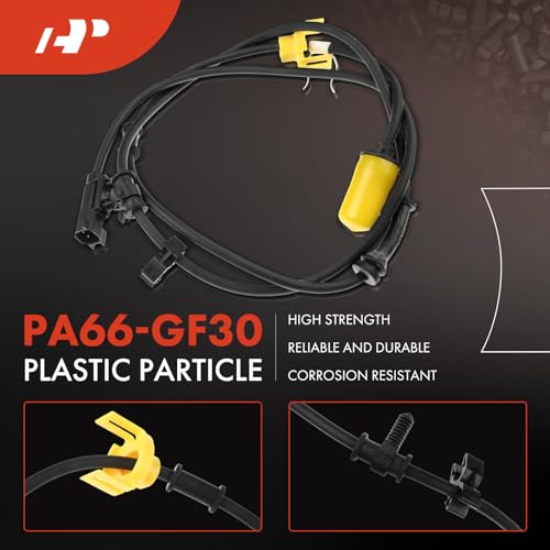 A-Premium Rear Left or Right ABS Wheel Speed Sensor - Compatible with Chrysler & Dodge Models - Town & Country, Caravan, Grand Caravan - Rear Driver or Passenger Side, Replaces 5136038AA, 5136038AB - Image 4