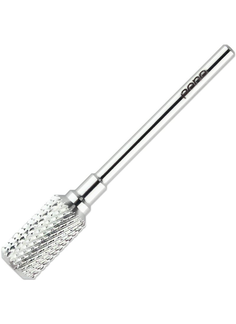 Beauticom Beauticom Professional Silver Large Dome Top Barrel Carbide Bit Coarse 332 Shank Size PNS253C 