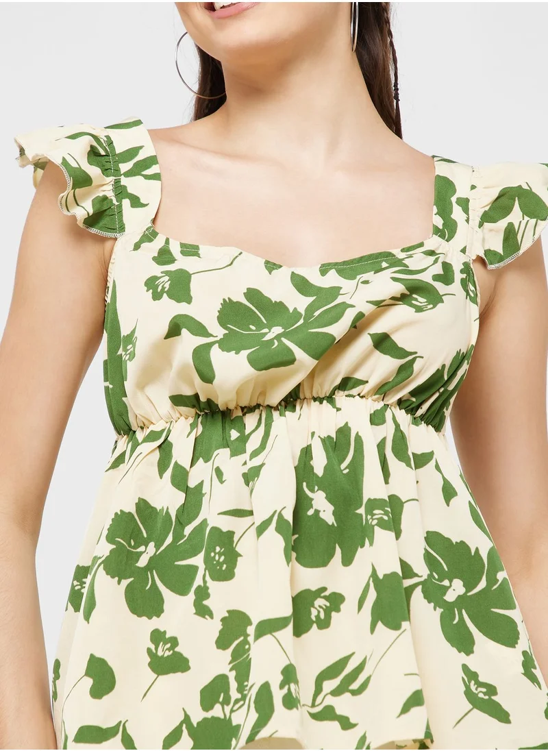 Ginger Floral Printed Top