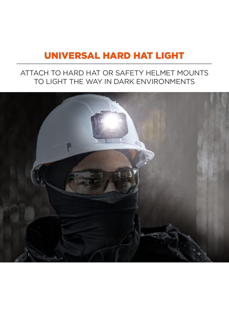 Ergodyne Ergodyne  60197 Skullerz 8987 Rechargeable Universal Hard Hat LED Light orange  - Image 2