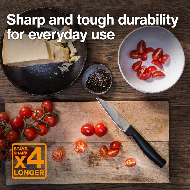FISKARS Handle Plastic with Softgrip Blade Japanese Stainless Steel Hard Edge Paring Knife 1051762 - Image 3