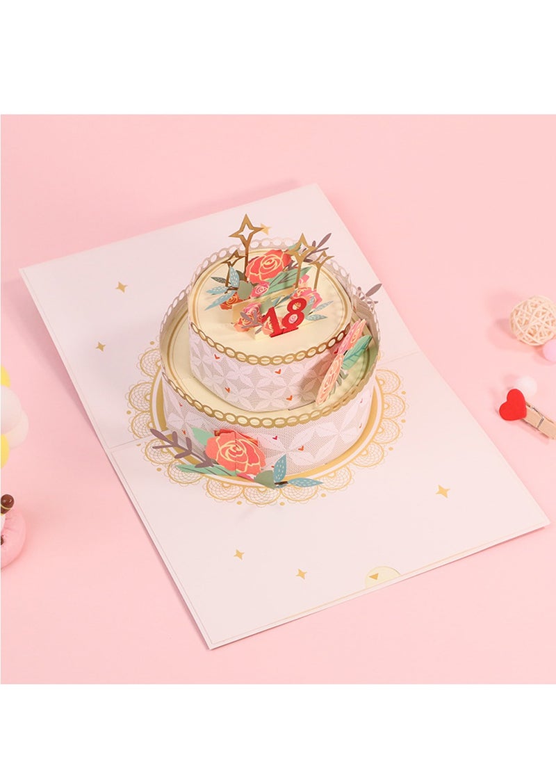 Al Aoyama Al Aoyama Signature Paper Wonder 3D Pop Up Birthday Card for Kids Men and Women  - Image 4