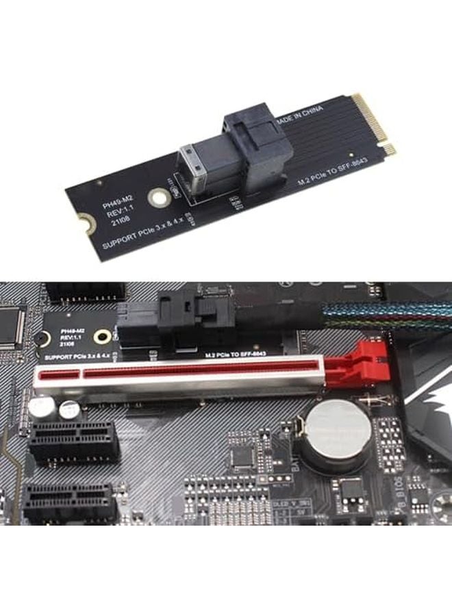 SFF 8643 NVMe Host Controller Expansion Card PCIE to SFF 8643 Hard Disk Adapter for PC Desktop - Image 3