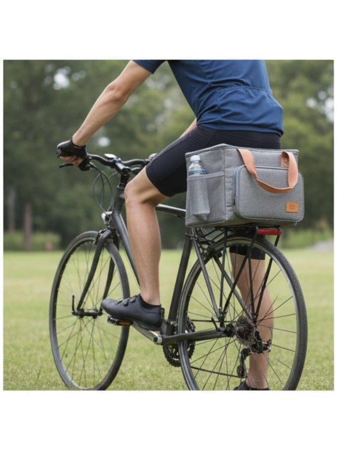 فالمر حقيبة غداء معزولة حرارياً 16 لتر للرجال والنساء – شنطة تبريد قابلة لإعادة الاستخدام مقاومة للماء من قماش أوكسفورد المتين – بطانة ألومنيوم فود جريد لحفظ الطعام ساخناً أو بارداً لفترة طويلة – سعة كبيرة تسع حتى 20 زجاجة 330 مل – مثالية للعمل، المدرسة، السفر والرحلات الخارجية - Image 4