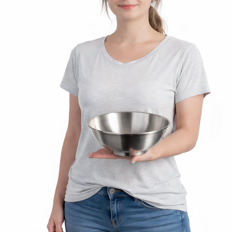 IMEEA Large Soup Bowls 54 Oz Salad Bowl Double Wall Insulated SUS304 Stainless Steel Serving Bowls for Ramen, Pasta, Snacks â€“ Set of 2 - Image 4