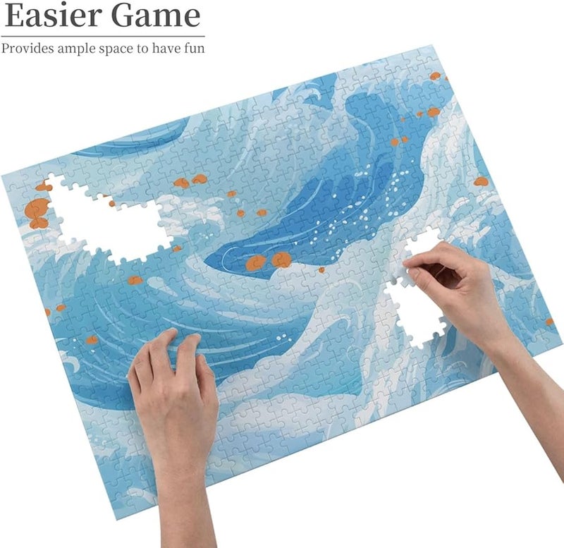 لغز بانوراما 500 قطعة من Phayah White Waves للكبار، ديكور منزلي، هدية حفلة عيد ميلاد - Image 4