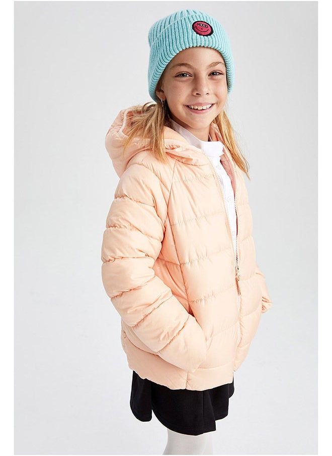 DeFacto - Girl Orange Coat - Image 1