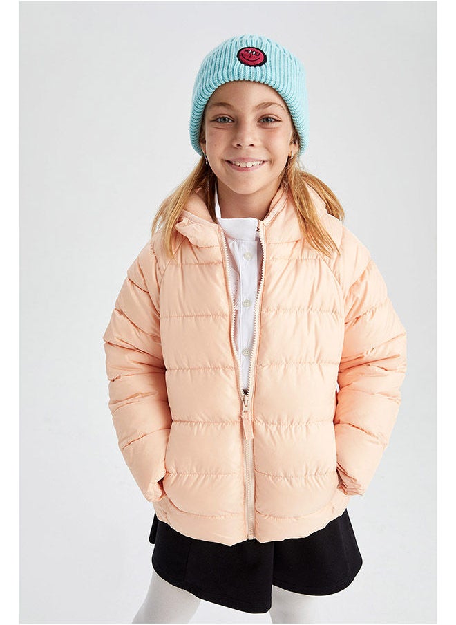 DeFacto - Girl Orange Coat - Image 1