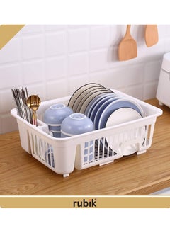 Covered Dish Drying Storage Rack Kitchen Tableware Dish Drainer with Transparent Lid Cover - pzsku/Z101E4C4F384922437785Z/45/_/1690274557/36c695d6-32ee-4f02-9315-bbf537c89724