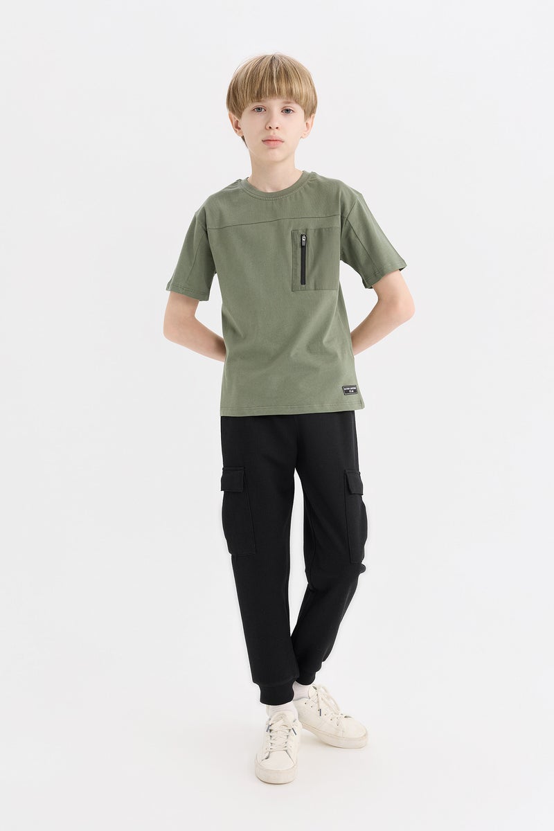 DeFacto Boy T-Shirt Cargo Pants 2 Piece Set  - Image 1