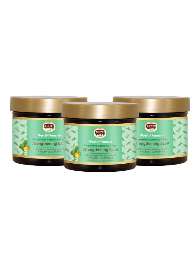 African Pride African Pride Feel It Formula Hair Strengthening Balm - 4oz (Pack of 3)  - Image 1