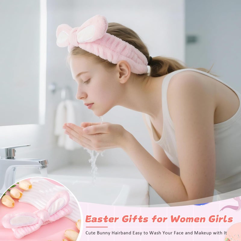 Biching Easter Gifts for Women Teens, 10Pcs Easter Basket Stuffers for Adults, Daughter, 12Oz Hoppy Bunny Coffee Mug, Spoon, Heaband,Socks, Egg Bath Ball, Card, Gift Box - Image 5