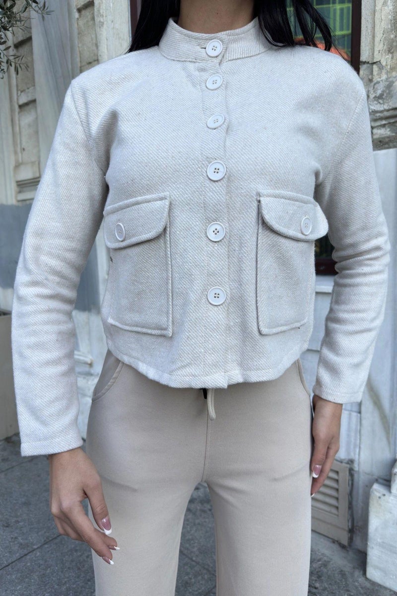 Weshaya Jacket Women Stone color - Image 2