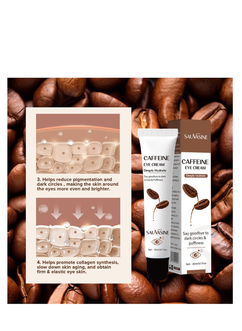 SAUVASINE caffeine eye cream for puffy eye 20ml - Image 3