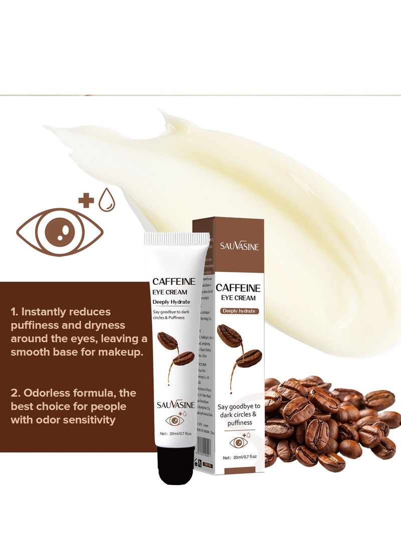 SAUVASINE caffeine eye cream for puffy eye 20ml - Image 4