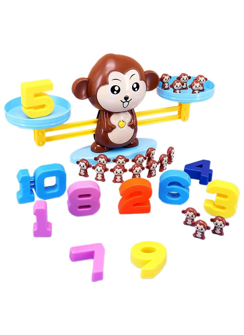 AIWANTO Monkey Math Game Kids Number Counting Weight Balance Games Toys for Education Learning Maths Playing Fun  - Image 5