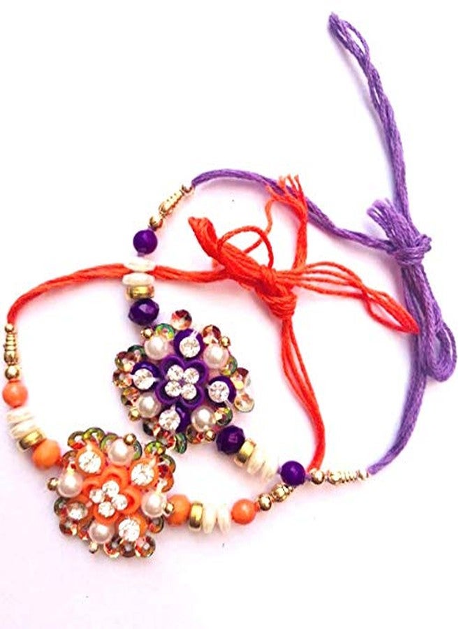 A'SHOP Cute & Elegant Rakhi's for the special occasion of RAKSHA BANDHAN for your Brother(Combo of 2) - Image 1