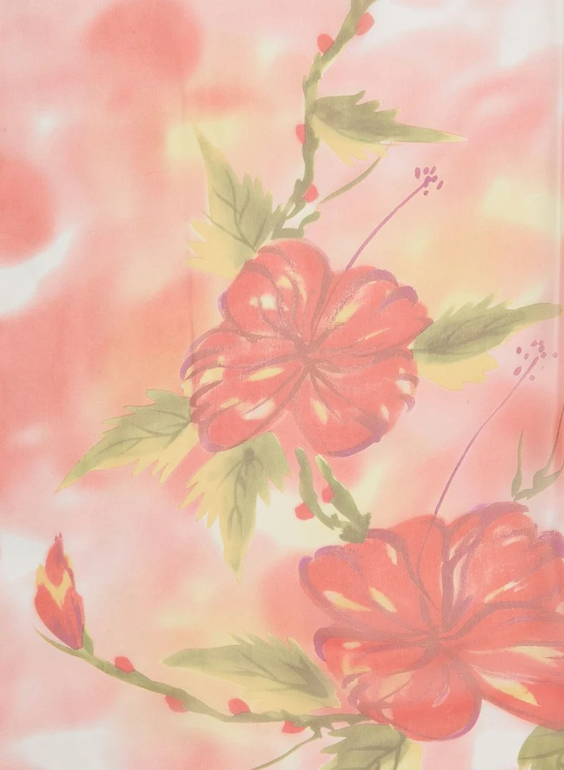 Ginger Floral Print Scarf