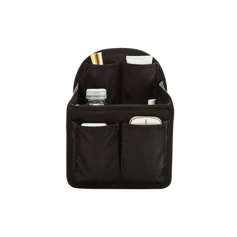 Factory direct large capacity travel backpack womens inner bag backpack Korean schoolbag bag bag finishing bagElegant Black A Elegant Black A