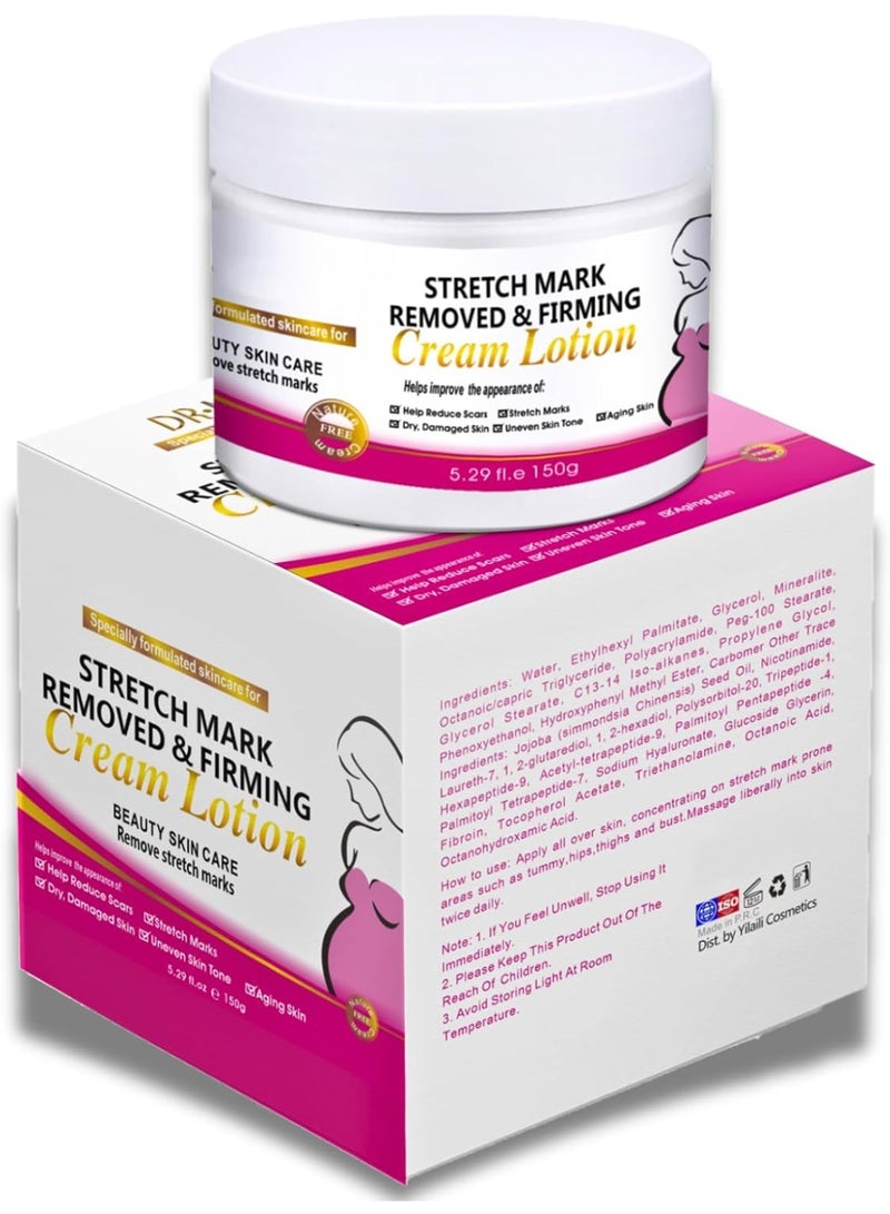SYOSI Scar Removal and Stretch Mark Cream, Pregnancy & Anti-Aging Moisturizer for Effective Scar Repair – Silicone Scar Gel (150g) for New and Old Scars, Including C-Section, Stretch Marks - Image 1