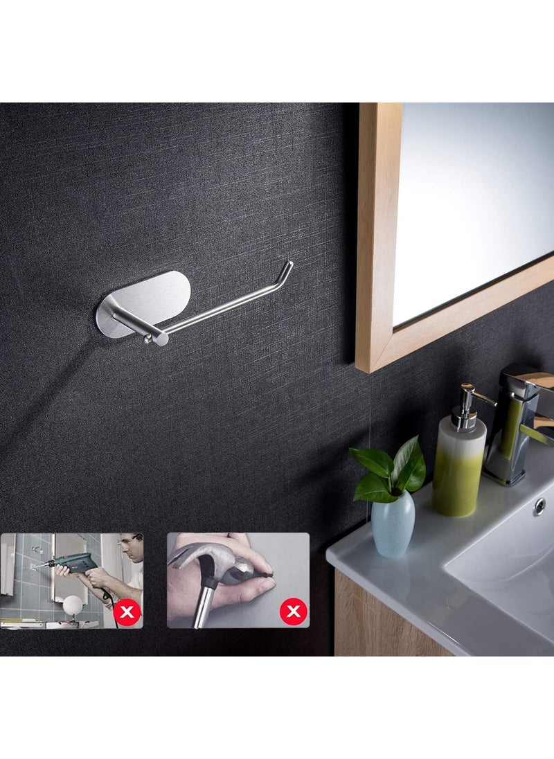DOCOSS - DOCOSS-Self Adhesive Towel Ring Stainless Steel Napkin Towel Hanger for Washbasin Anti Rust Strong Sticker Towel Holder for Bathroom Napkin Holder,Bathroom Accessories (Satin) - Image 1