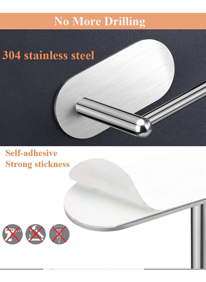 DOCOSS - DOCOSS-Self Adhesive Towel Ring Stainless Steel Napkin Towel Hanger for Washbasin Anti Rust Strong Sticker Towel Holder for Bathroom Napkin Holder,Bathroom Accessories (Satin) - Image 1