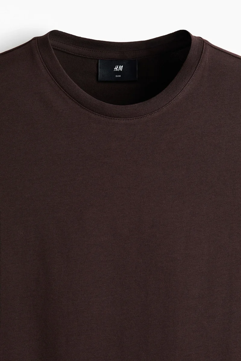 H&M Round-neck T-shirt Slim fit