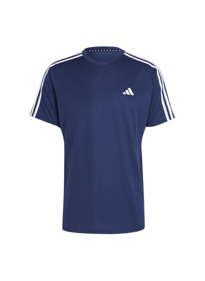 اديداس adidas TR-ES BASE 3S T Blue Training T-SHIRTS for Men - XS
