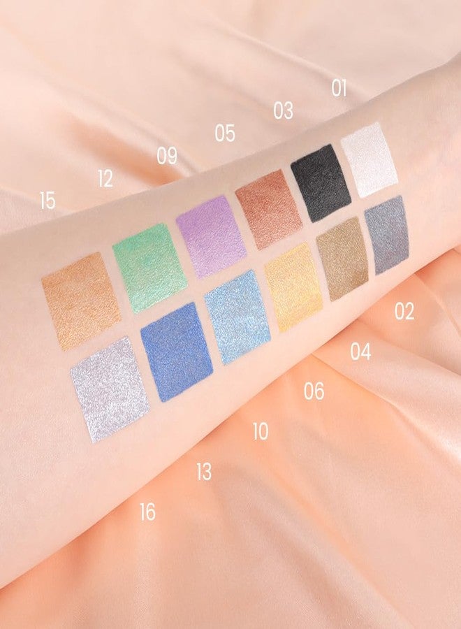 AMY'S DIARY Capsule Eyes hadow Sticks Set 12 Colors, Waterproof Smoky Eye Pencils, White, Black, Purple, Blue, Green pencil eye shadow palette makeup for woman (Set01) - Image 4