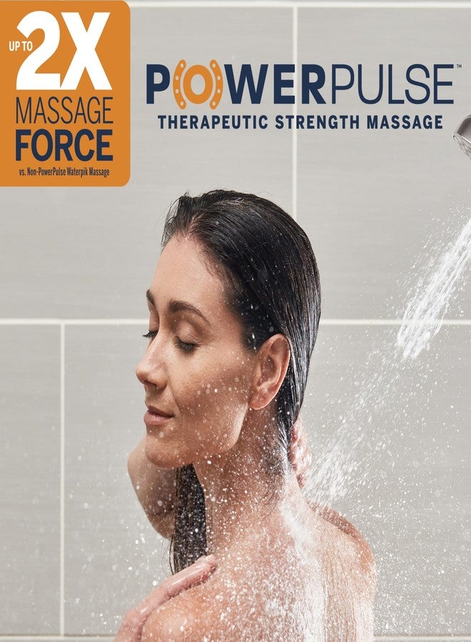 Waterpik ShowerClean Pro Hand Held Shower Head High Pressure Rinser With Built-in Power Jet -Wash, Shower -Cleaner In Brushed Nickel, QCM-769ME - Image 5