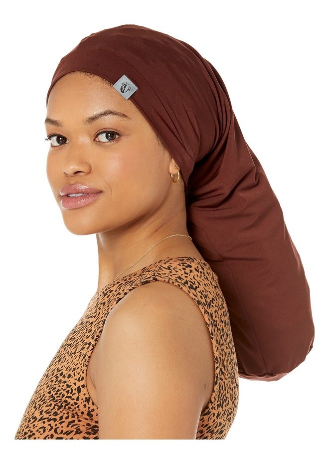 My Fairy Black Mother Fairy Black Mother Dreadlocks Locs Cap Adjustable Bonnet For Men & Women Extra Long For Long Locks Or Braids(Brown, Extra Large)  - Image 4