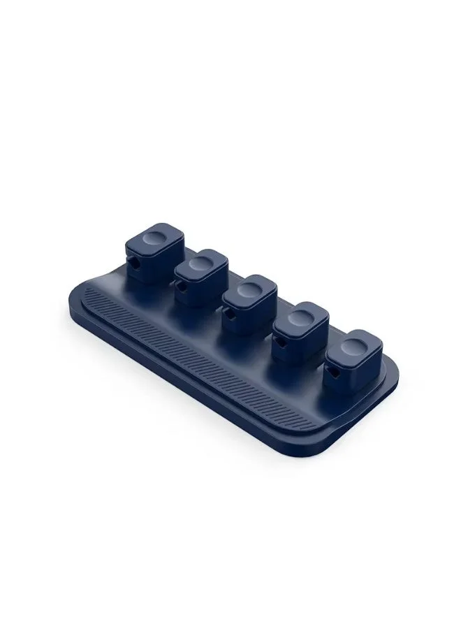THUGFIT  Magnetic Cable Organizer Dock for Desks Winder Stand Rubber Desk Cable Clips Management  | Best Price UAE