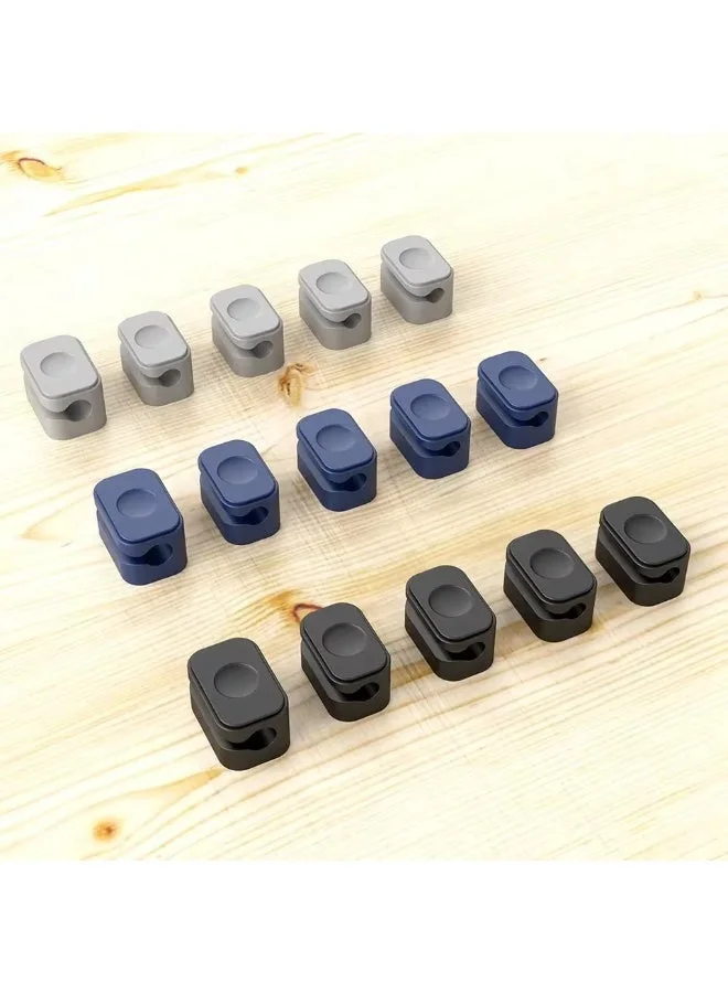 THUGFIT  Magnetic Cable Organizer Dock for Desks Winder Stand Rubber Desk Cable Clips Management  | Best Price UAE