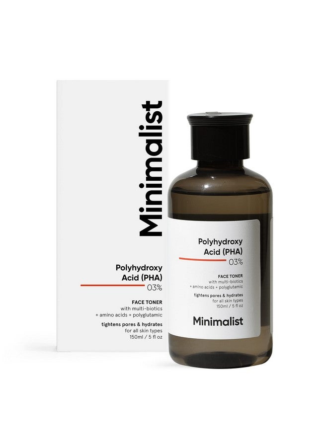 منيماليست تونر الوجه الخالي من الكحول بنسبة 3%، 150 مل | شد المسام وتقشير خفيف للبشرة الدهنية والمعرضة لحب الشباب والحساسة والعادية | تونر مرطب للوجه لبشرة متوهجة، عبوة من قطعة واحدة  - Image 1