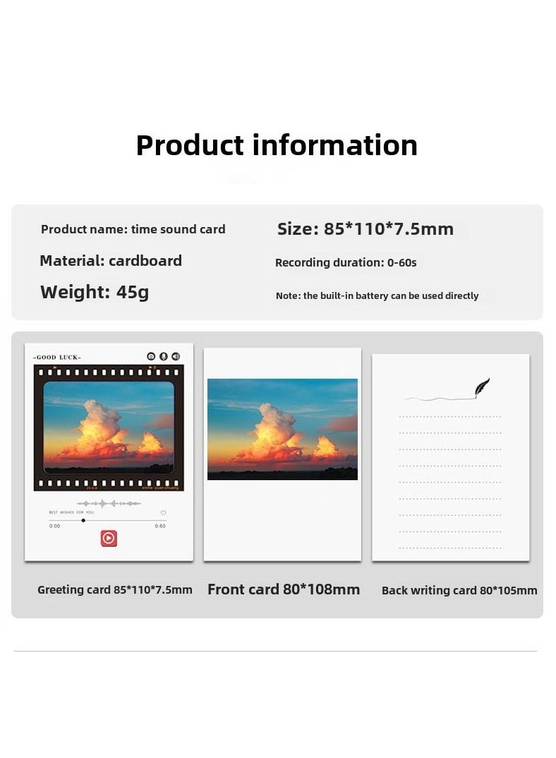 Generic Recordable greeting card/Time phonograph (0-60 seconds)  - Image 2