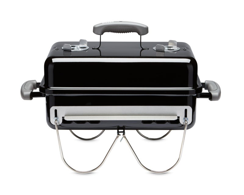 Weber Goâ€‘Anywhere Charcoal Grill â€“ Compact Portable BBQ Grill for Camping, Tailgating & Outdoor Cooking with 2â€‘Piece Cooking Grate & Precise Airflow Dampers - Image 1