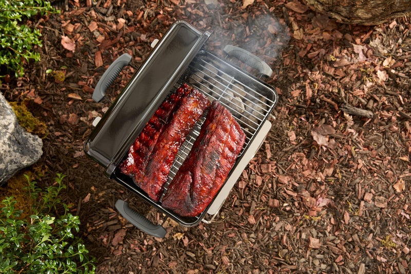 Weber Goâ€‘Anywhere Charcoal Grill â€“ Compact Portable BBQ Grill for Camping, Tailgating & Outdoor Cooking with 2â€‘Piece Cooking Grate & Precise Airflow Dampers - Image 4