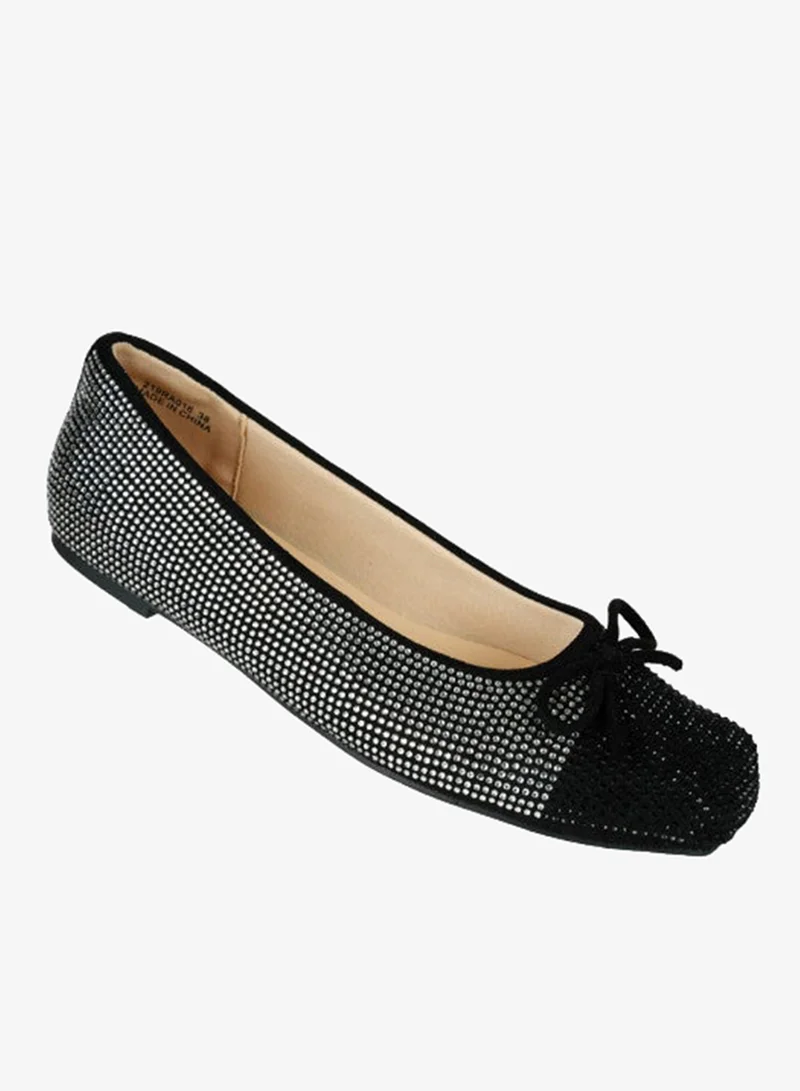 Michelle Morgan Black 092-2693 Michelle Morgan Ladies Flat Casual Shoes 219RA016 Black for Women | Best Price UAE