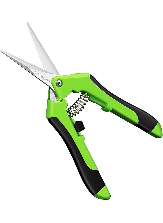 promass 1-Pack Pruning Shears, 6.5'' Gardening Hand Pruner, Professional Pruning Scissors with Straight Stainless Steel Precision Blades - Image 1
