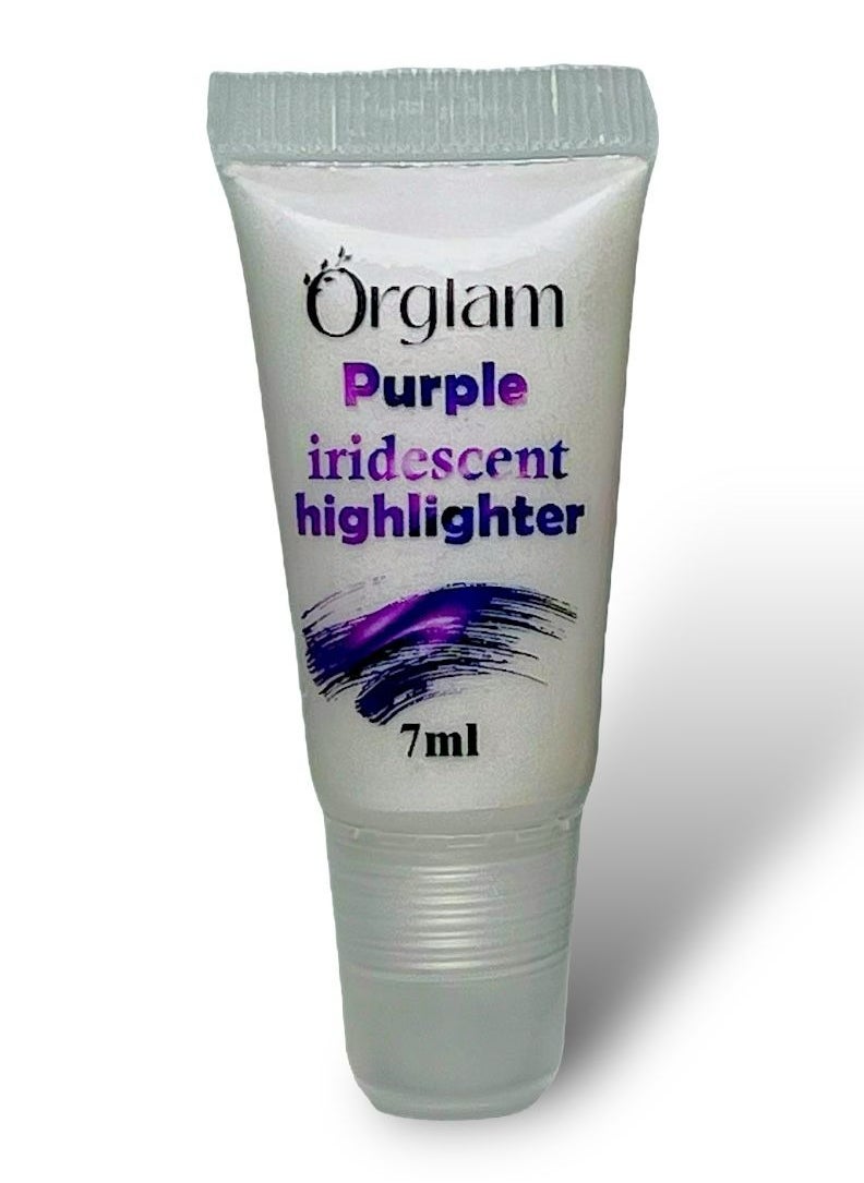 Orglam Purple Iridescent face Highlighter-7ml  - Image 2