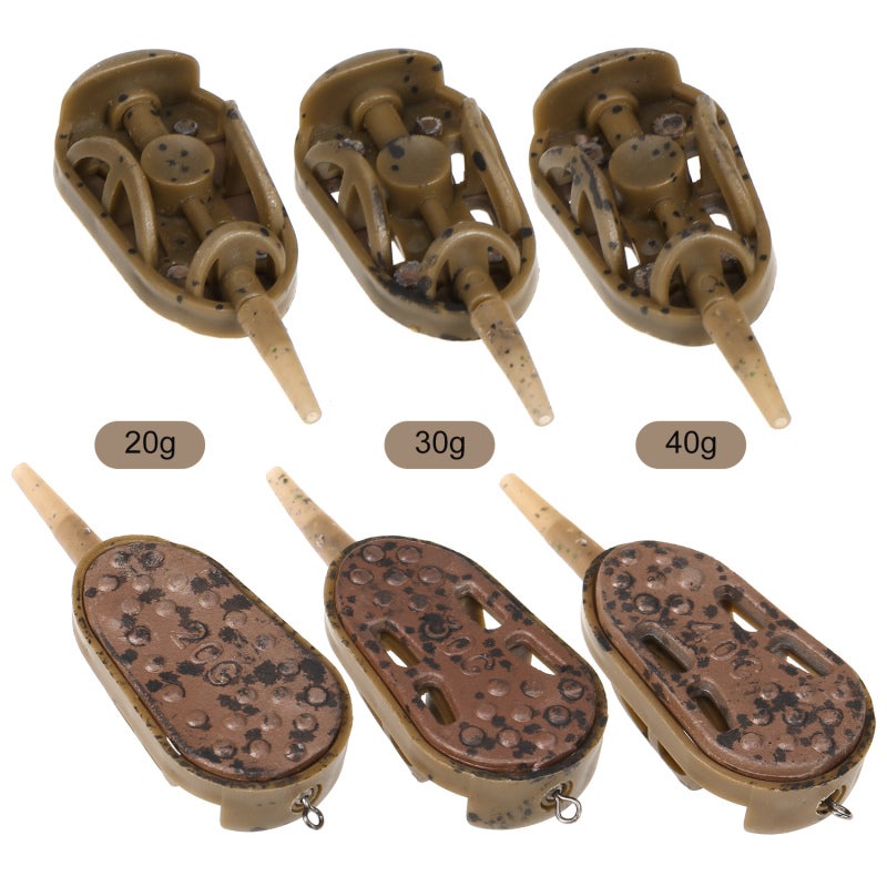COONOR 3pcs Fishing Feeder Mould Quick Release Moulds Carp Fishing Bait Holder Tool - Image 3